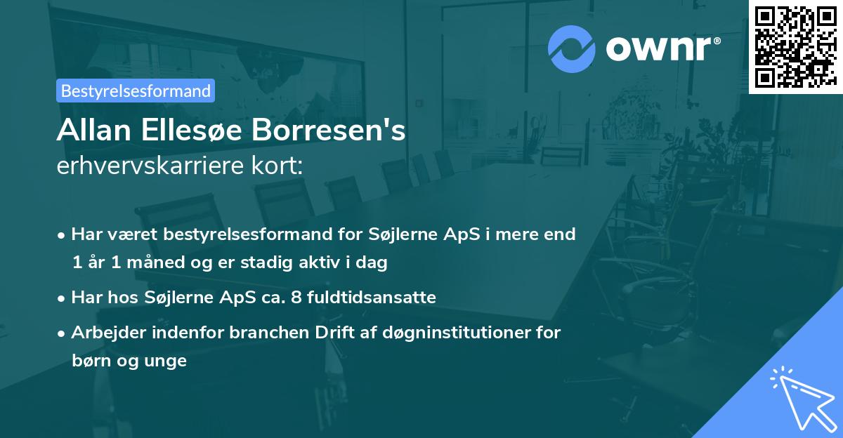 Allan Ellesøe Borresen's erhvervskarriere kort