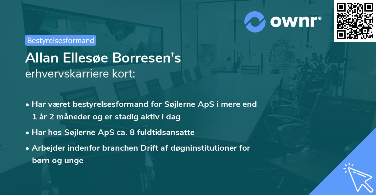 Allan Ellesøe Borresen's erhvervskarriere kort