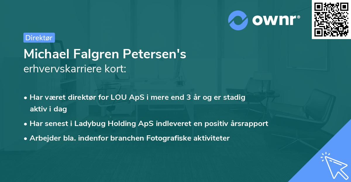 Michael Falgren Petersen's erhvervskarriere kort