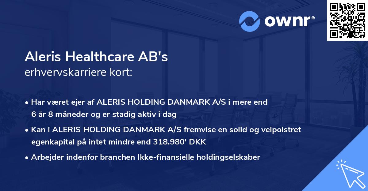 Aleris Healthcare AB's erhvervskarriere kort