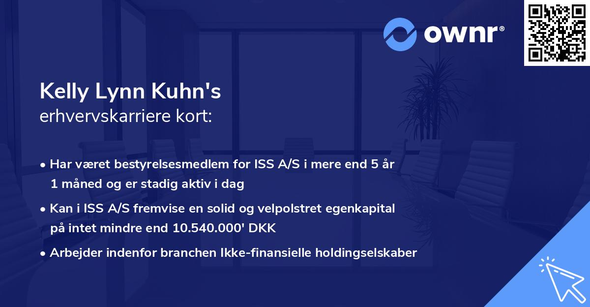 Kelly Lynn Kuhn's erhvervskarriere kort