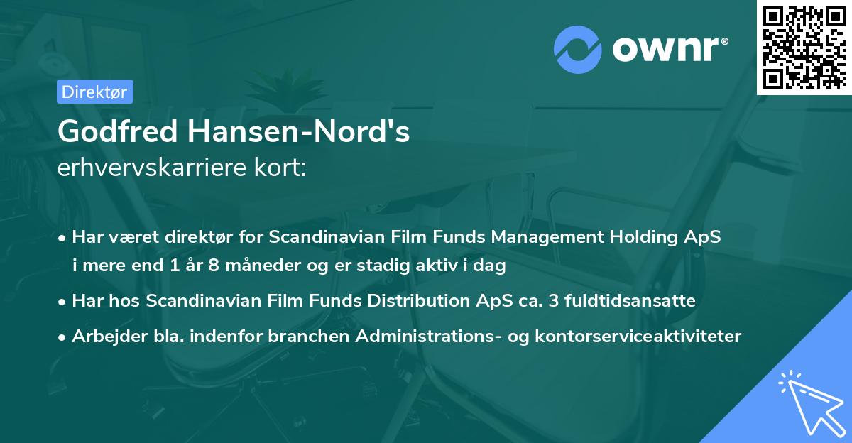 Godfred Hansen-Nord's erhvervskarriere kort
