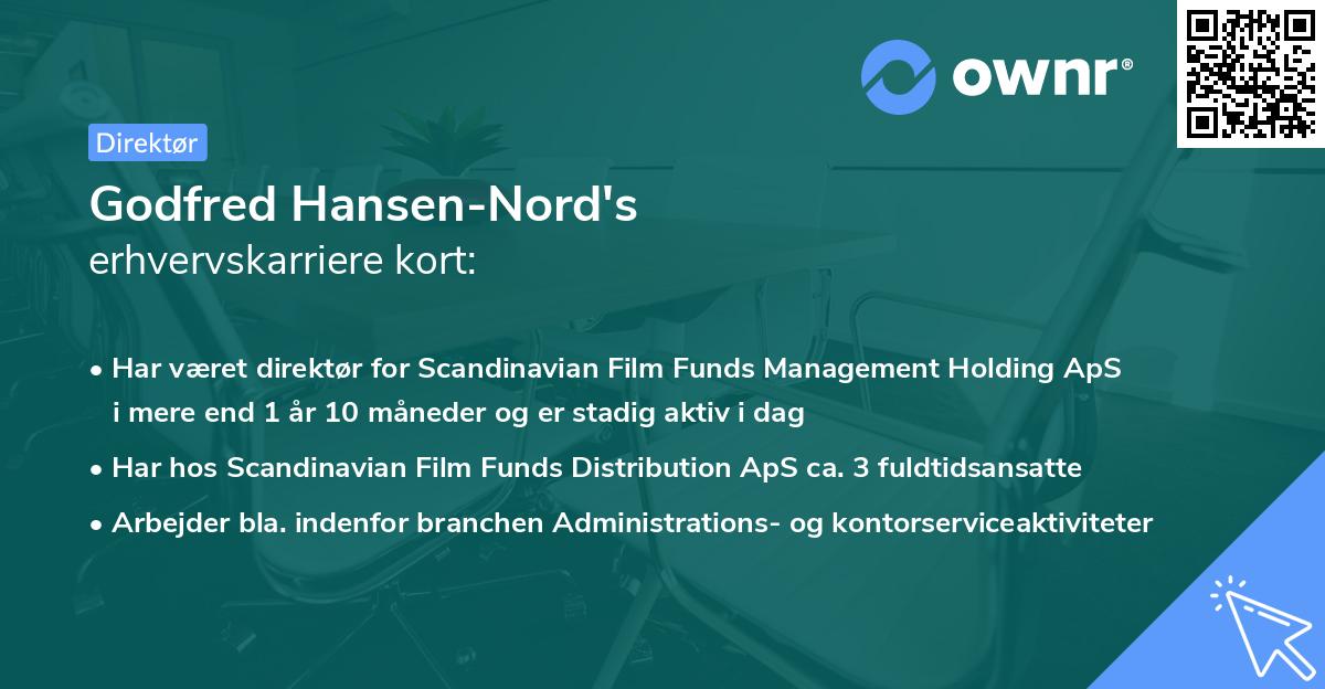 Godfred Hansen-Nord's erhvervskarriere kort