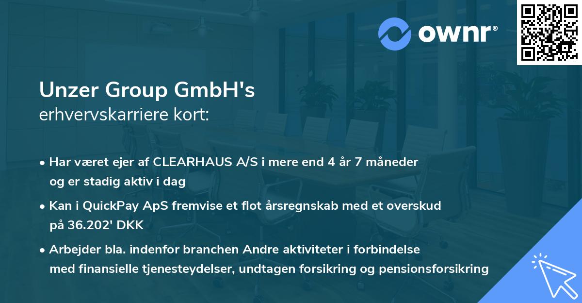 Unzer Group GmbH's erhvervskarriere kort