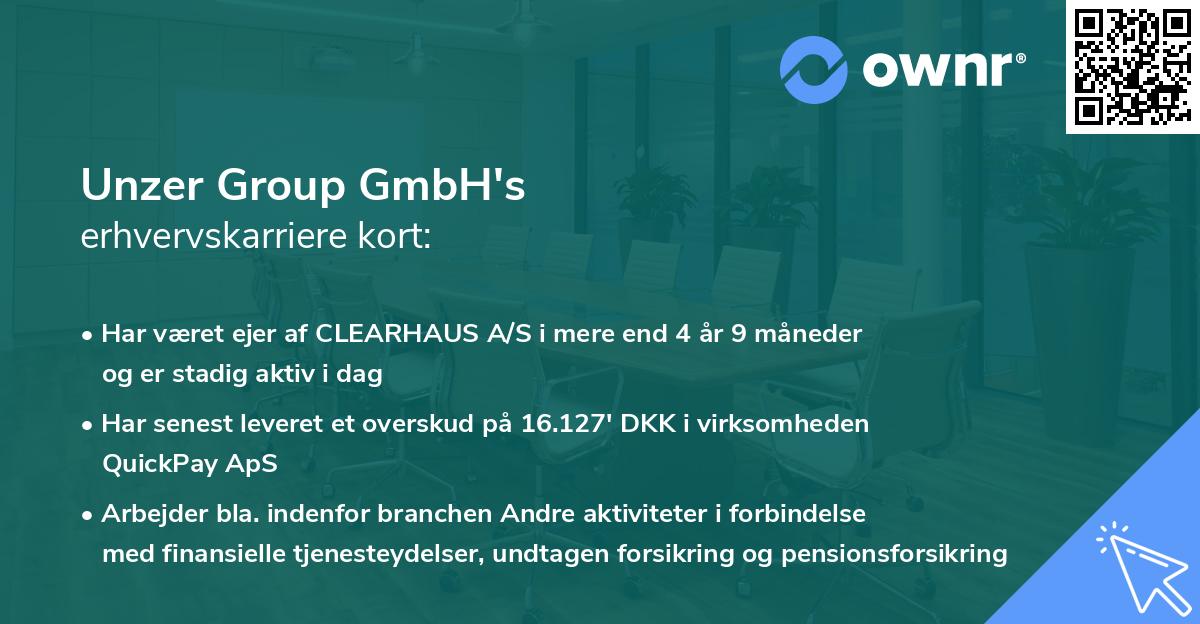 Unzer Group GmbH's erhvervskarriere kort