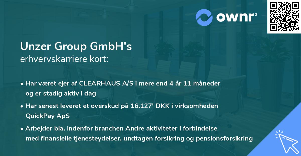 Unzer Group GmbH's erhvervskarriere kort