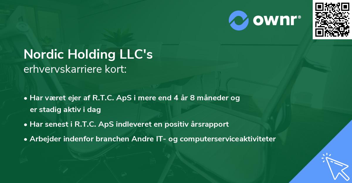 Nordic Holding LLC's erhvervskarriere kort