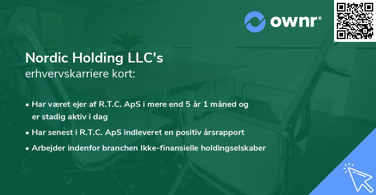 Nordic Holding LLC's erhvervskarriere kort