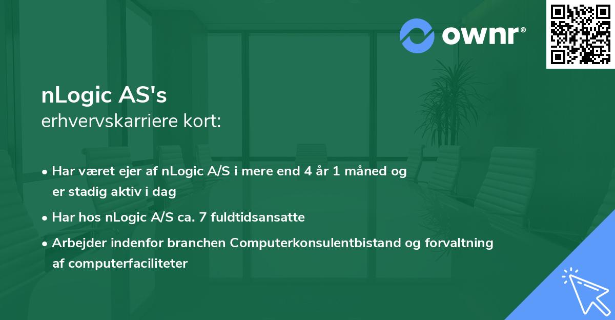 nLogic AS's erhvervskarriere kort