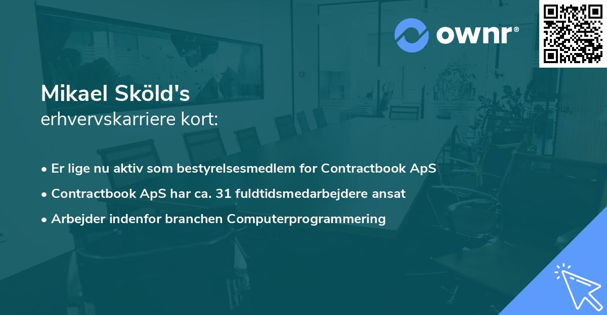 Mikael Sköld's erhvervskarriere kort