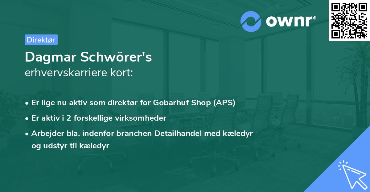 Dagmar Schwörer's erhvervskarriere kort