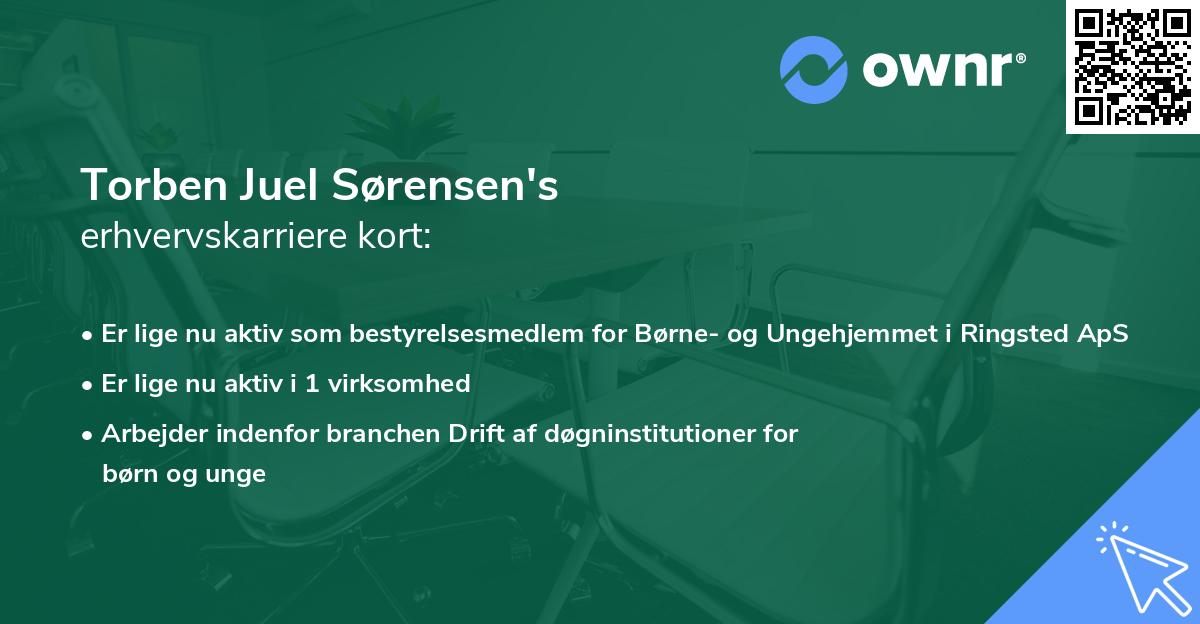 Torben Juel Sørensen's erhvervskarriere kort