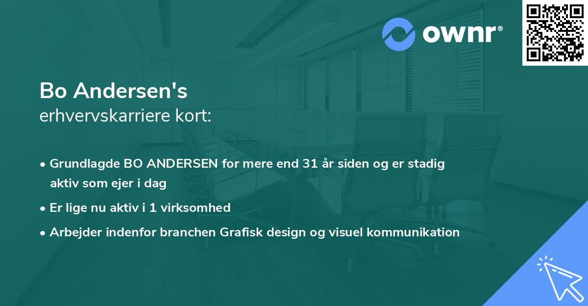 Bo Andersen's erhvervskarriere kort