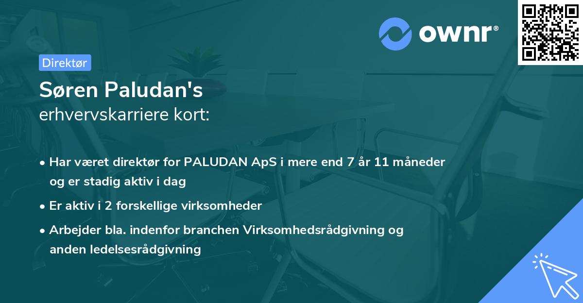 Søren Paludan's erhvervskarriere kort