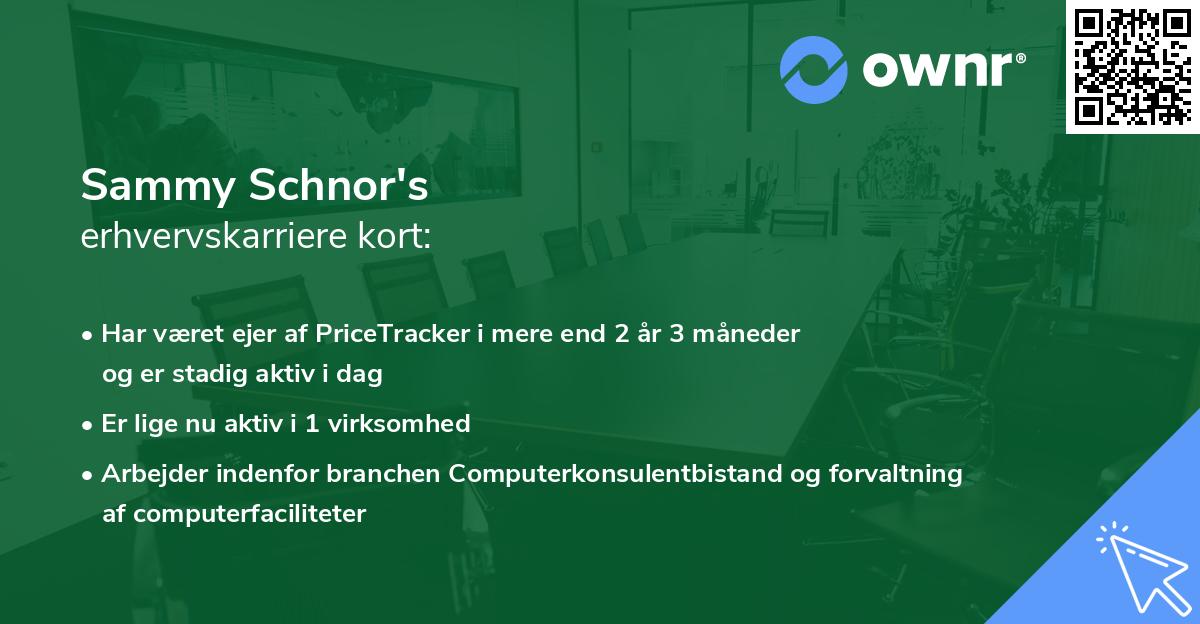 Sammy Schnor's erhvervskarriere kort