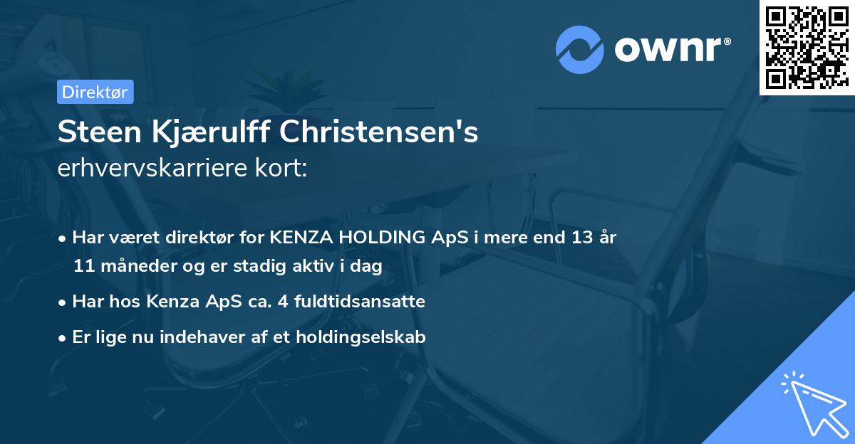 Steen Kjærulff Christensen's erhvervskarriere kort