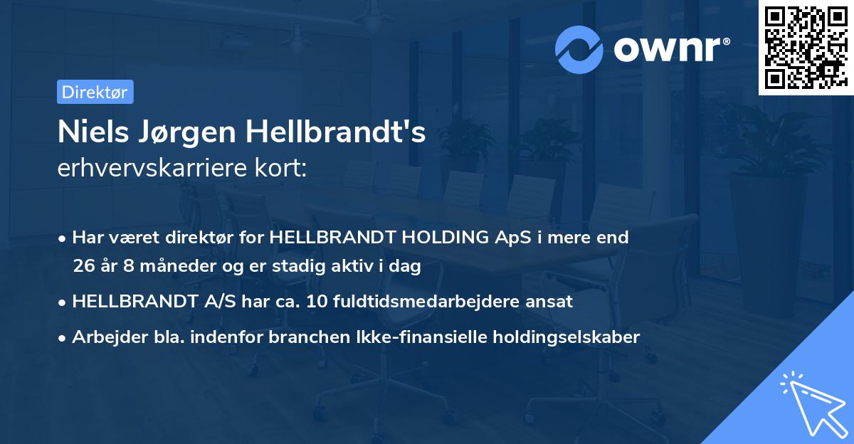 Niels Jørgen Hellbrandt's erhvervskarriere kort