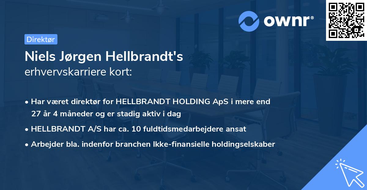 Niels Jørgen Hellbrandt's erhvervskarriere kort