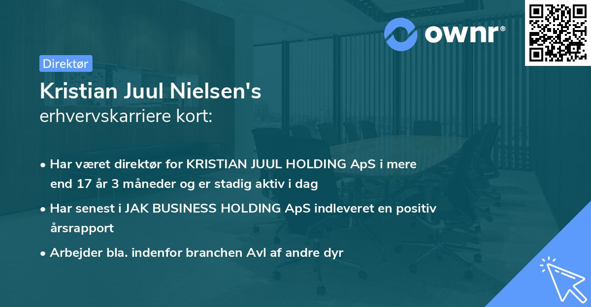 Kristian Juul Nielsen's erhvervskarriere kort