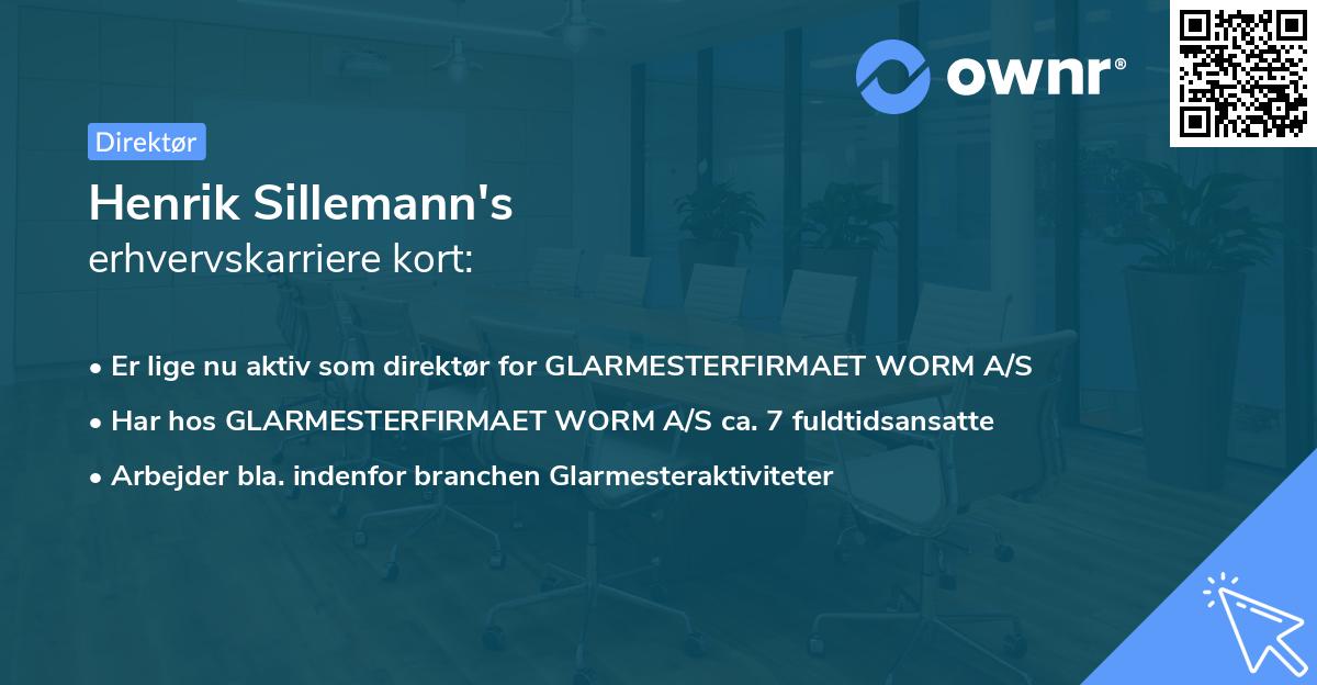 Henrik Sillemann's erhvervskarriere kort
