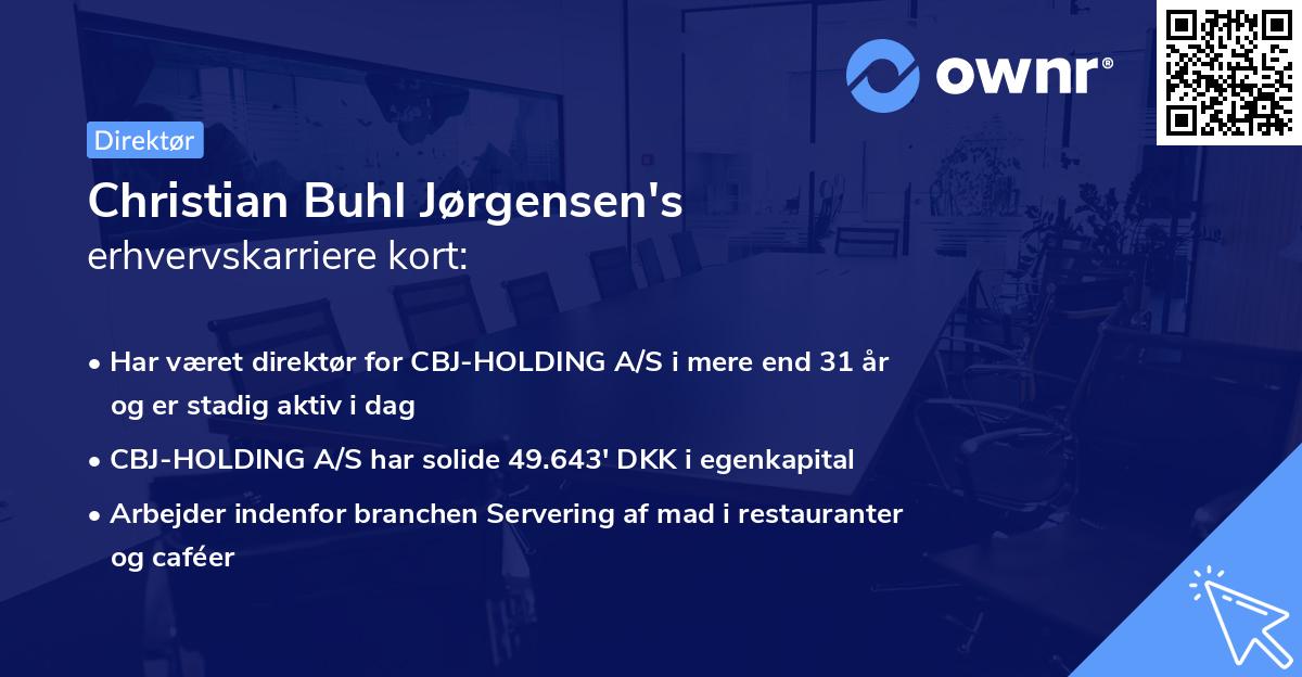 Christian Buhl Jørgensen's erhvervskarriere kort