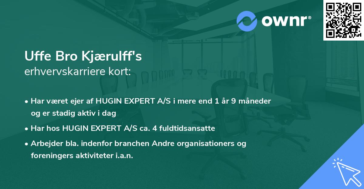 Uffe Bro Kjærulff's erhvervskarriere kort