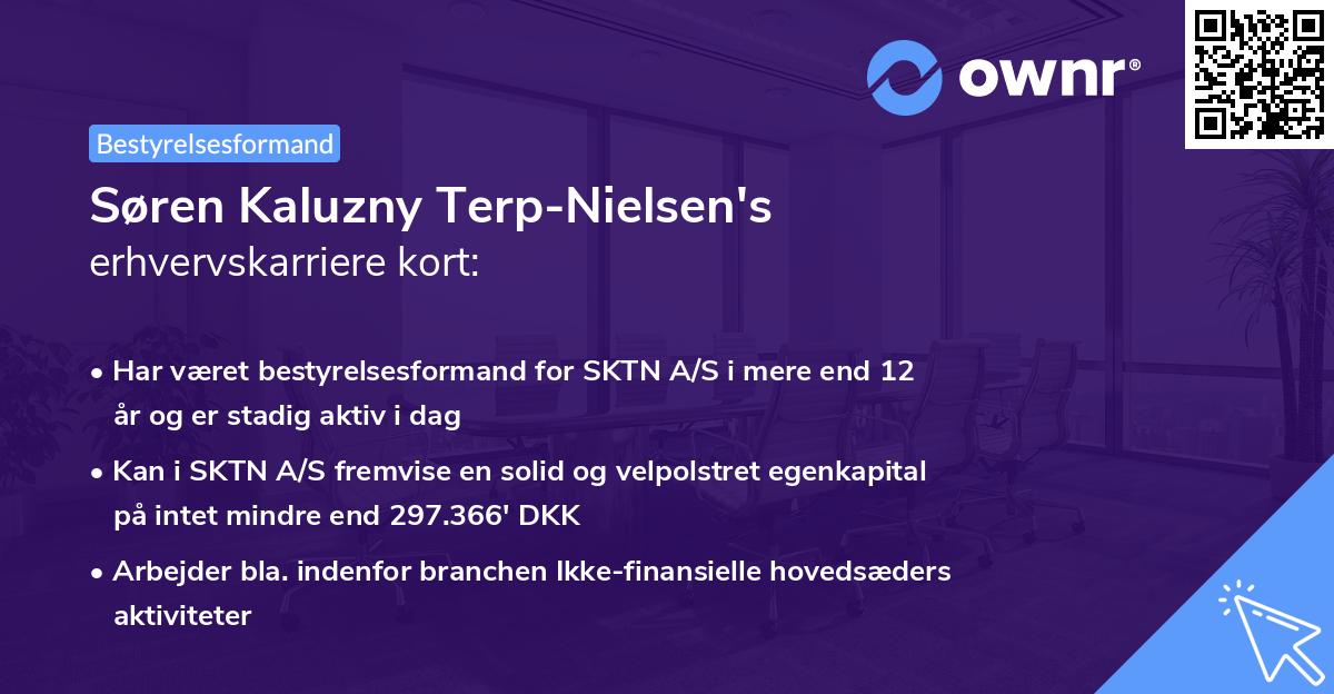 Søren Kaluzny Terp-Nielsen's erhvervskarriere kort
