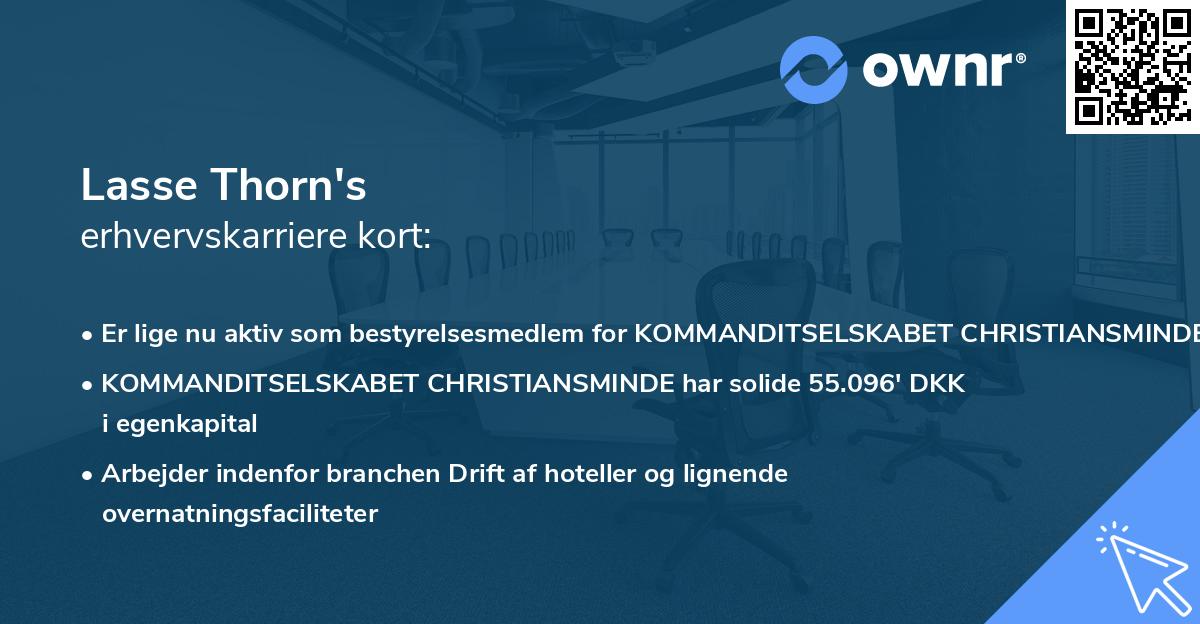 Lasse Thorn's erhvervskarriere kort
