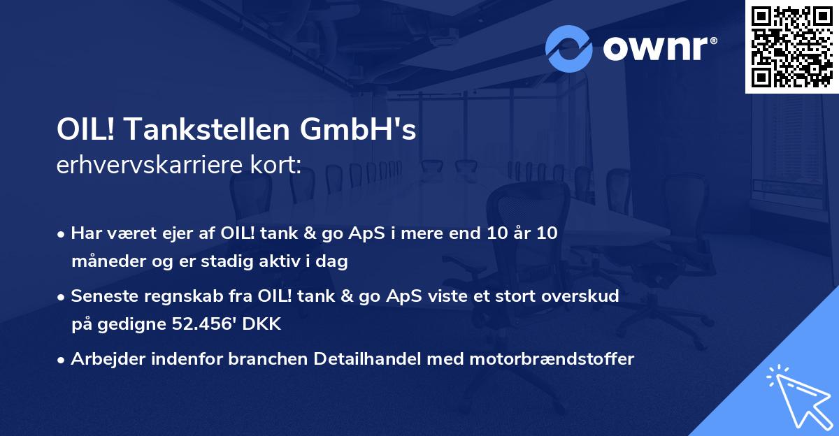 OIL! Tankstellen GmbH's erhvervskarriere kort