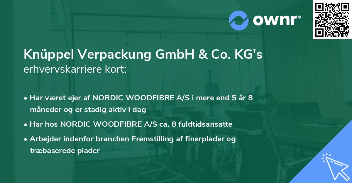 Knüppel Verpackung GmbH & Co. KG's erhvervskarriere kort