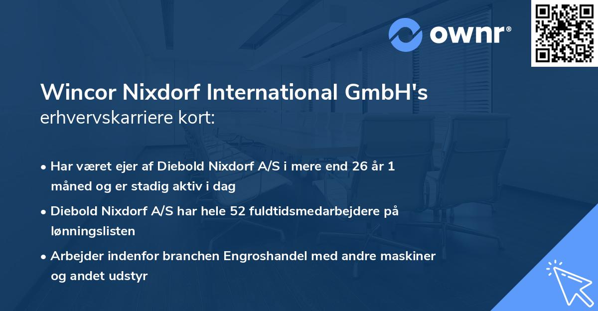 Wincor Nixdorf International GmbH's erhvervskarriere kort