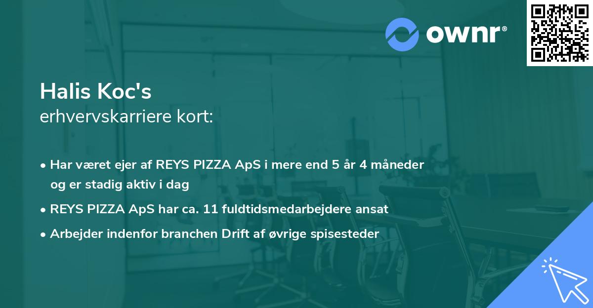 Halis Koc's erhvervskarriere kort