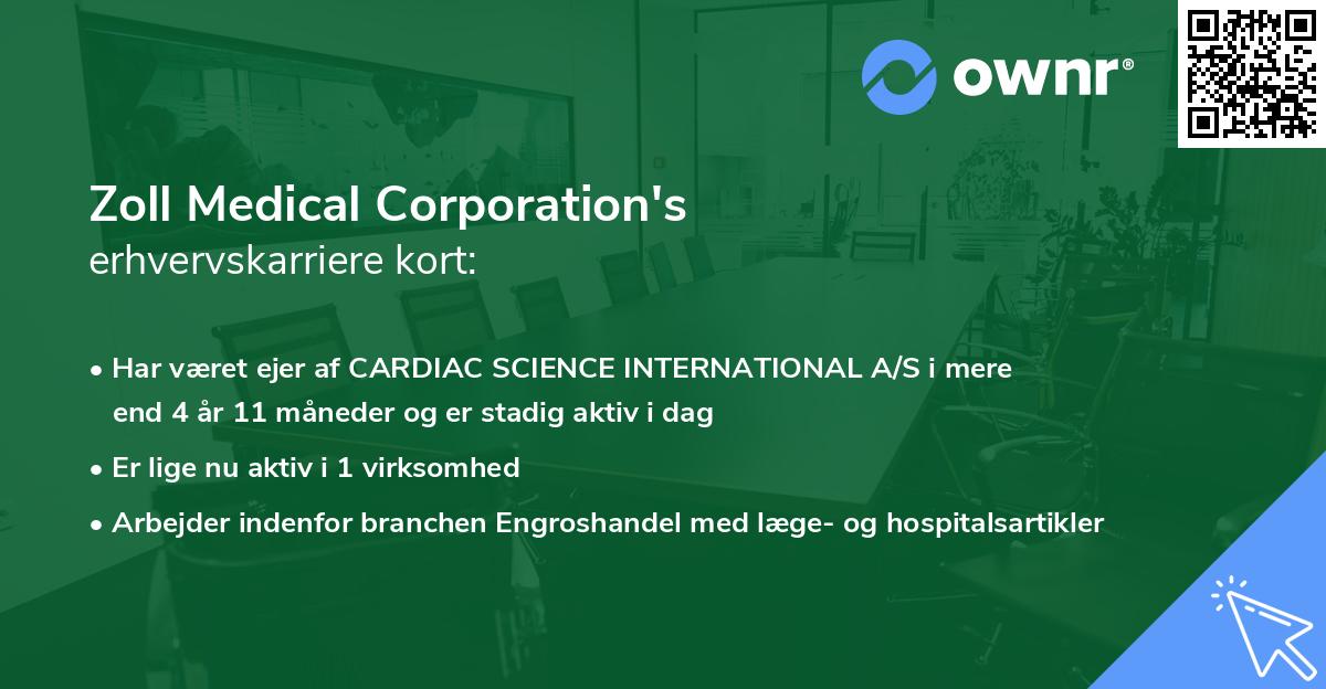 Zoll Medical Corporation's erhvervskarriere kort