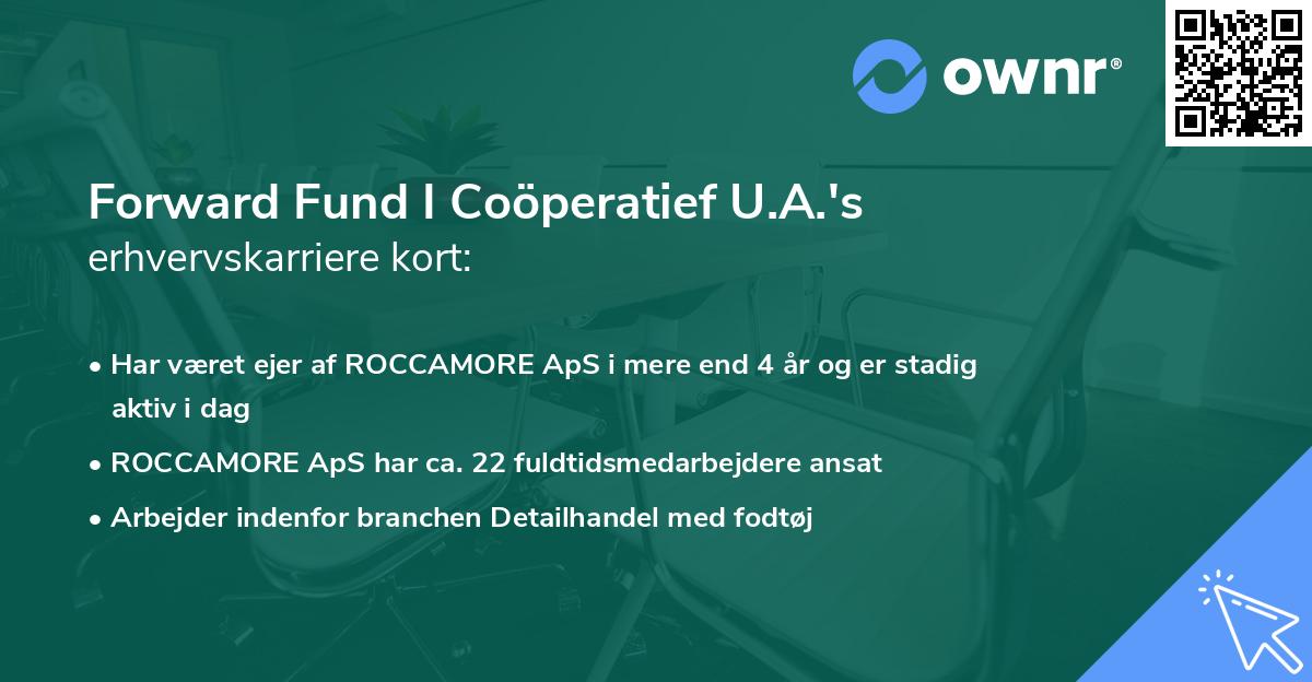 Forward Fund I Coöperatief U.A.'s erhvervskarriere kort