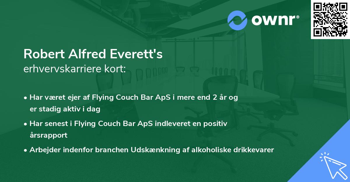Robert Alfred Everett's erhvervskarriere kort