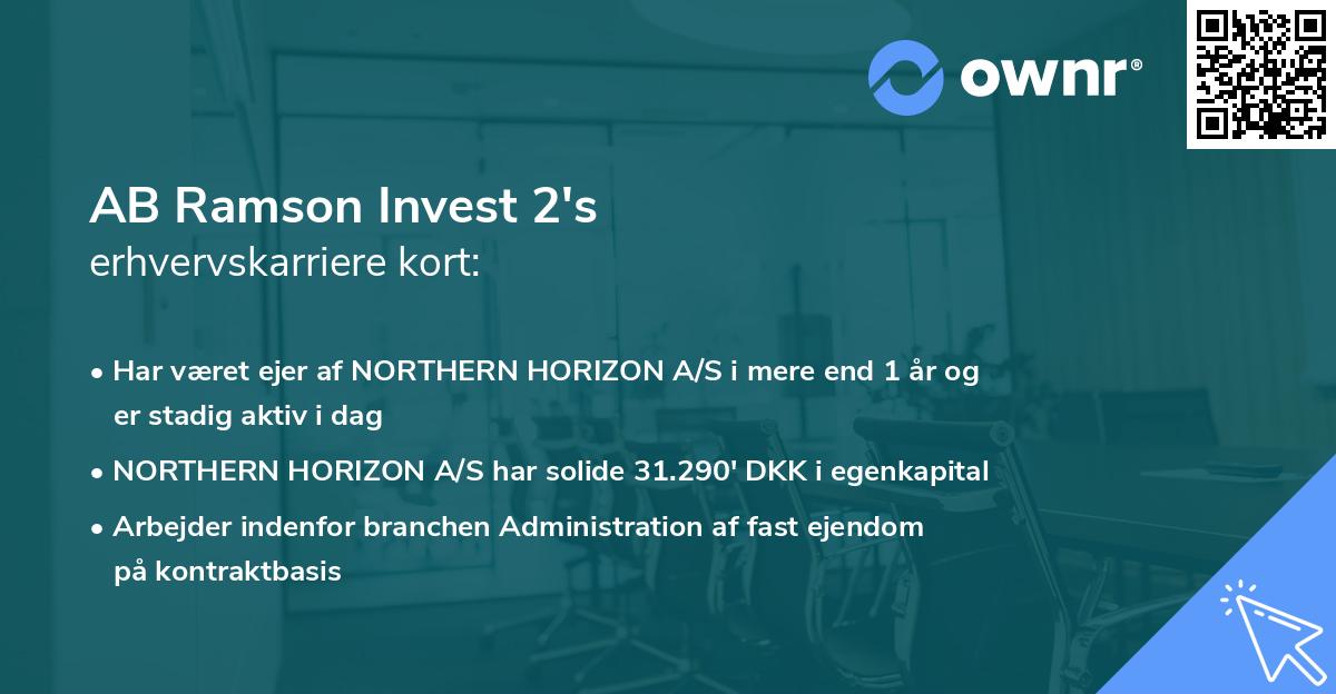AB Ramson Invest 2's erhvervskarriere kort