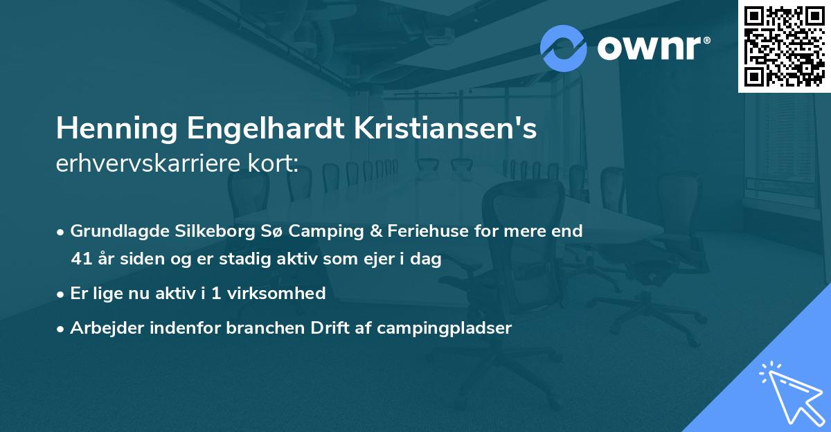 Henning Engelhardt Kristiansen's erhvervskarriere kort