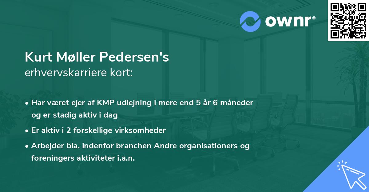 Kurt Møller Pedersen's erhvervskarriere kort