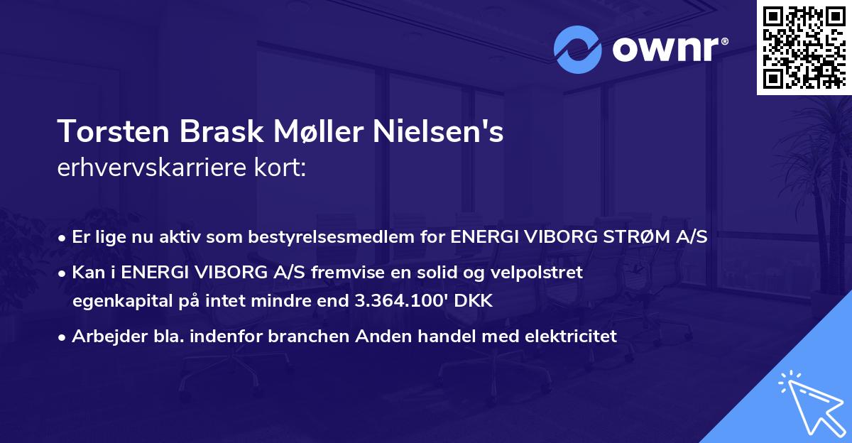 Torsten Brask Møller Nielsen's erhvervskarriere kort