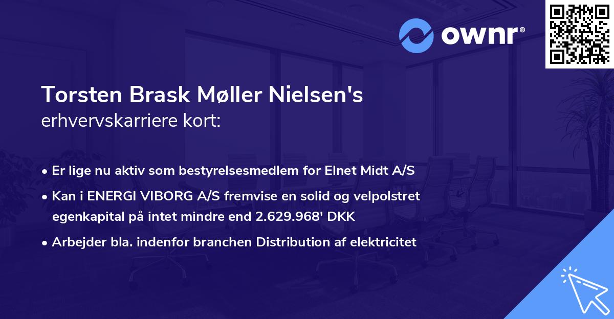 Torsten Brask Møller Nielsen's erhvervskarriere kort