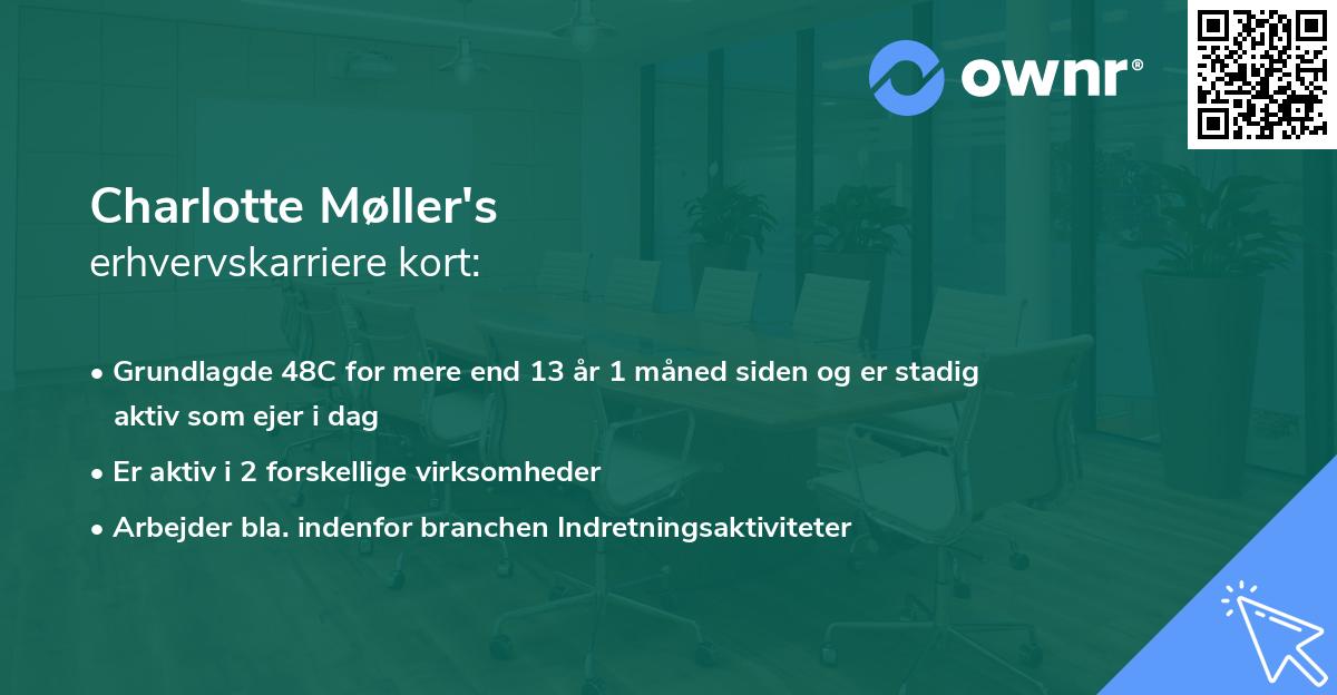 Charlotte Møller's erhvervskarriere kort