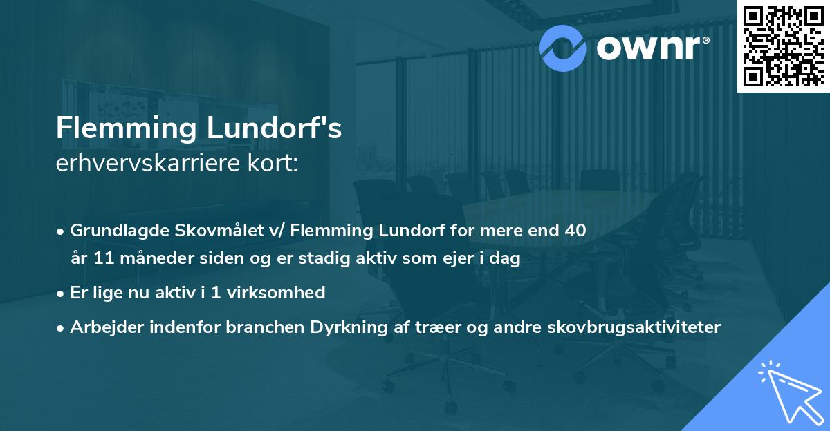 Flemming Lundorf's erhvervskarriere kort