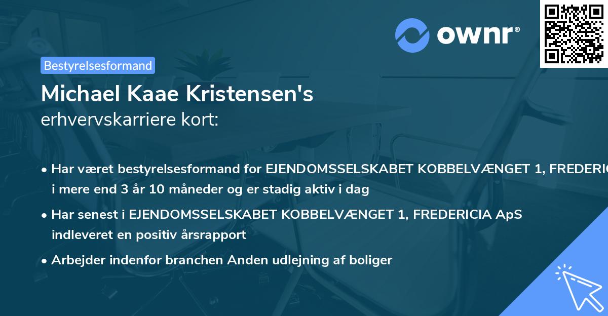 Michael Kaae Kristensen's erhvervskarriere kort