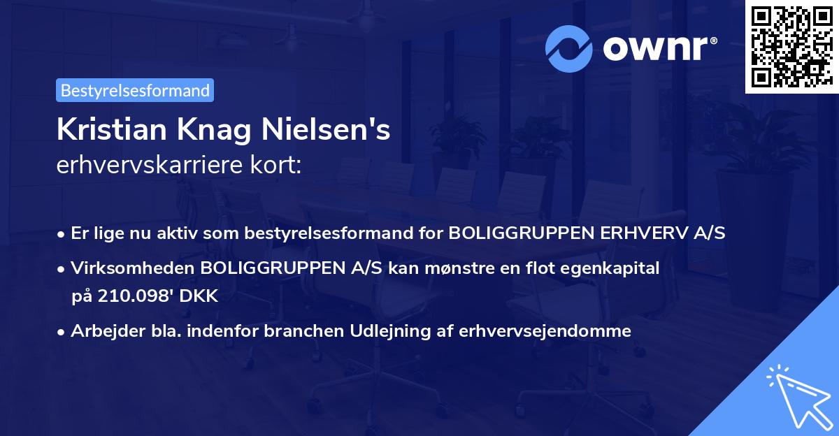 Kristian Knag Nielsen's erhvervskarriere kort