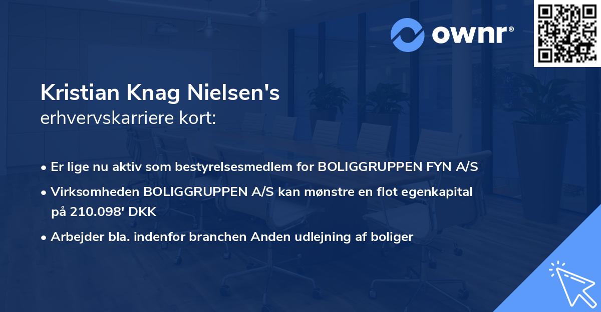 Kristian Knag Nielsen's erhvervskarriere kort