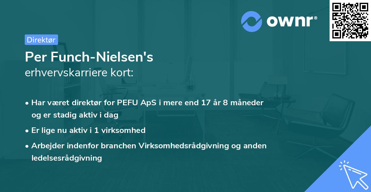 Per Funch-Nielsen's erhvervskarriere kort