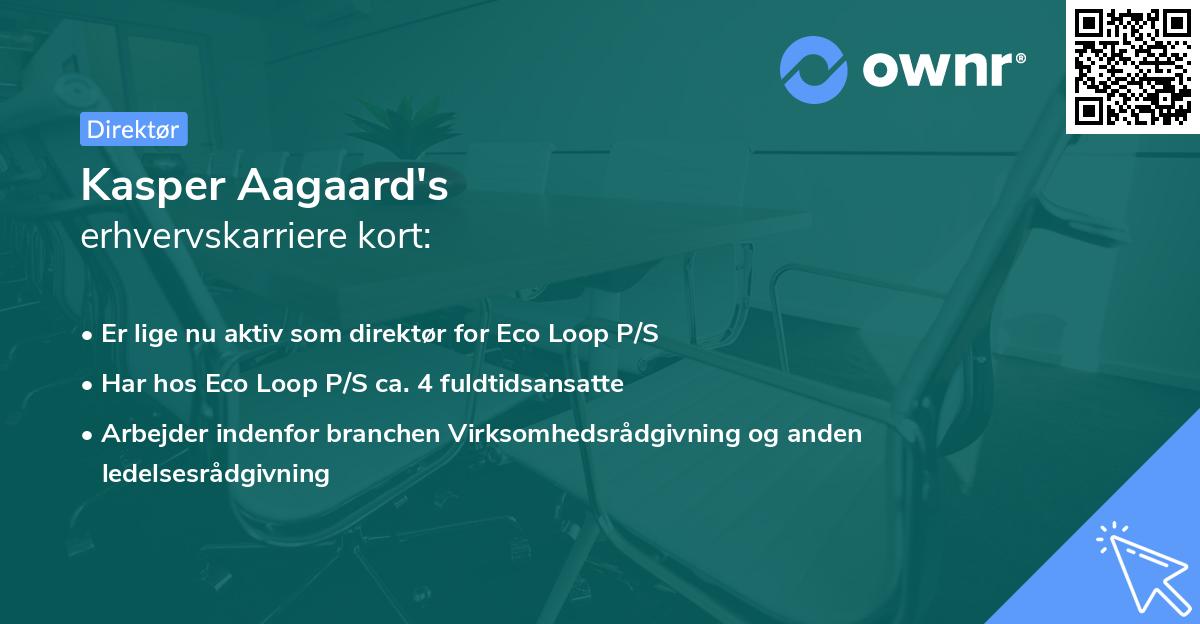 Kasper Aagaard's erhvervskarriere kort