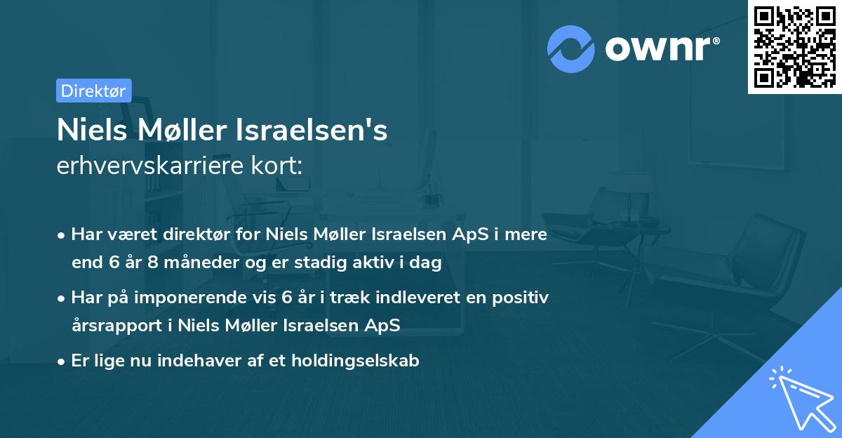 Niels Møller Israelsen's erhvervskarriere kort