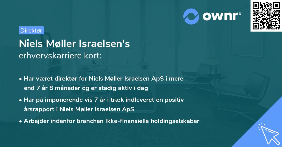 Niels Møller Israelsen's erhvervskarriere kort