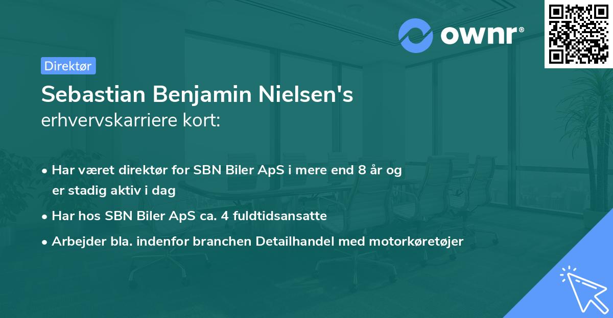 Sebastian Benjamin Nielsen's erhvervskarriere kort